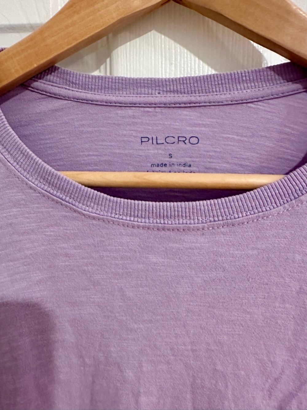 Pilcro Anthropologie Lavender Smocked Puff Sleeve Top Boho Size S - Picture 3 of 6